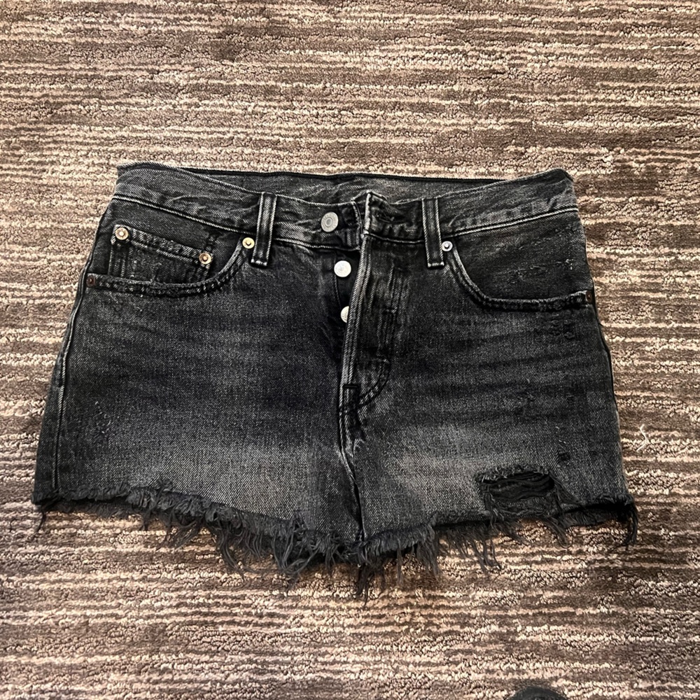 Women’s Levi Shorts size 26 distressed black
